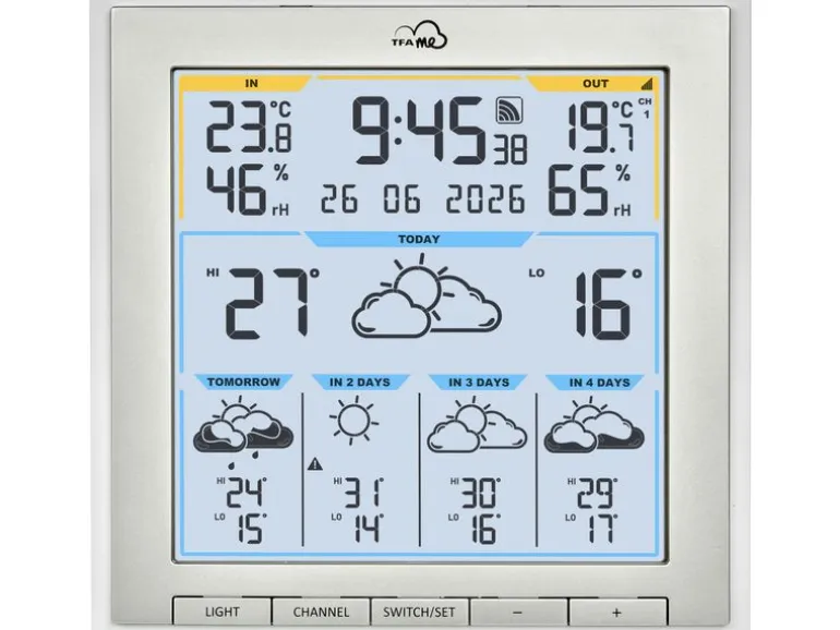 TFA Dostmann Wetterstation WLAN Weiss