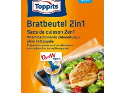 Toppits Bratbeutel 2 in 1 Grösse M, 8 Stück