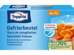 Toppits Gefrierbeutel Gefrierbeutel 1 Liter 40 Stück