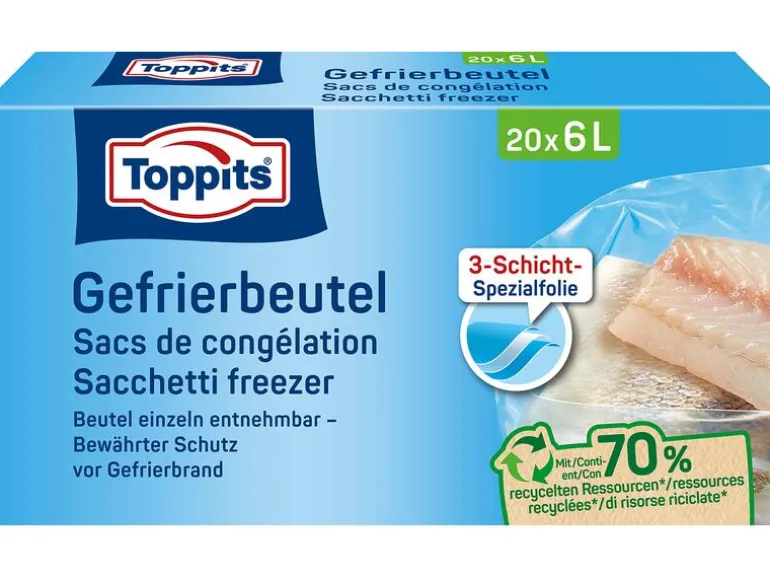 Toppits Gefrierbeutel 20 Stück