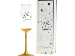 Trendcompany Sektglas Alles Gute