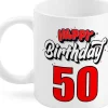 Trendcompany Tasse 50. Geburtstag