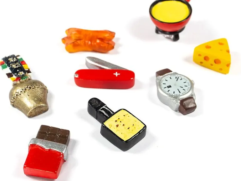 Trendform Haftmagnet Switzerland, 8er Set, Multicolor