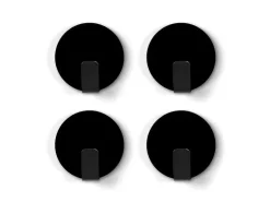Trendform Hakenmagnet Solid 4er Set, Schwarz