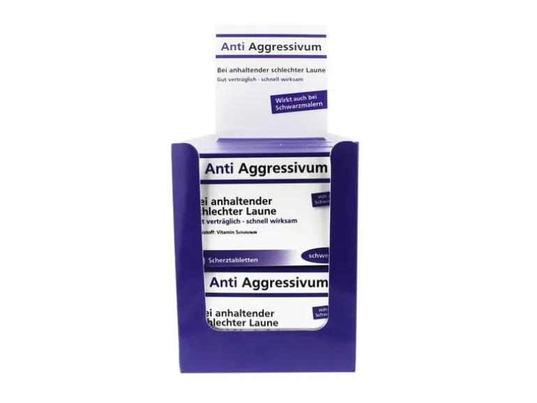 Trend Import Scherztabletten Anti-Aggressivum 22 g, aus Schokolade