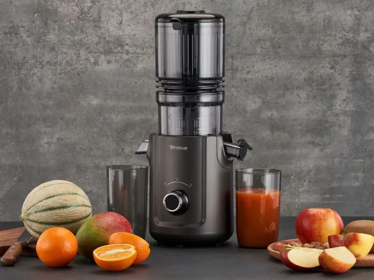 Trisa Entsafter Slow Flow Juice Anthrazit