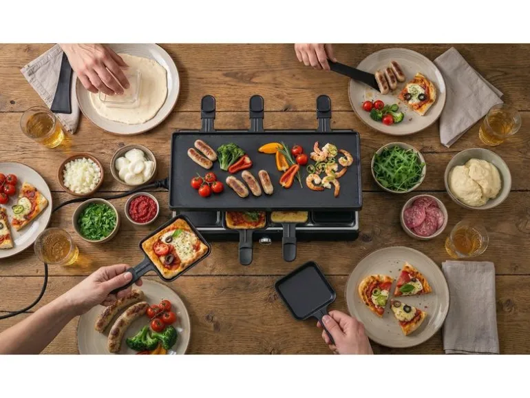 Trisa Racletteofen Pizza per Tutti Schwarz