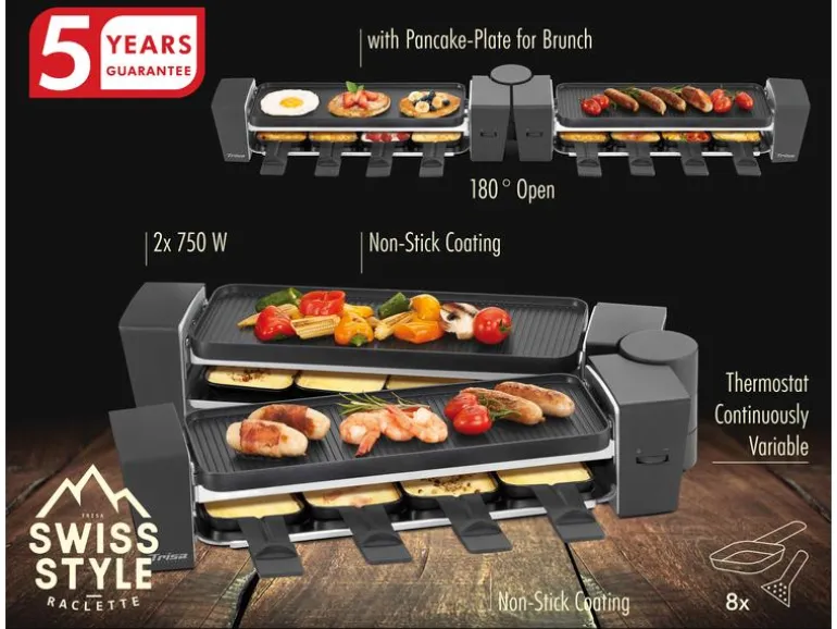 Trisa Racletteofen Raclette & Brunch 8 Personen