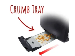 Trisa Toaster Crispy Toast Schwarz/Silber