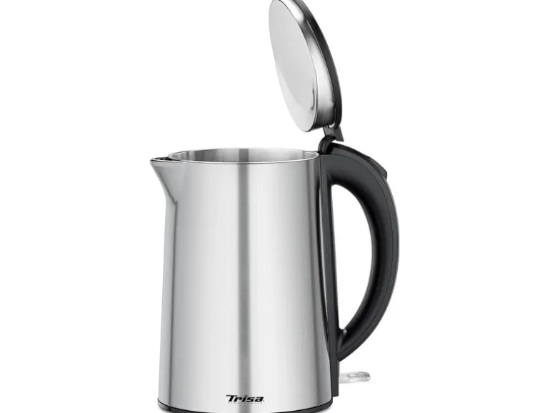 Trisa Wasserkocher Comfort Touch 1.5 l, Schwarz/Silber