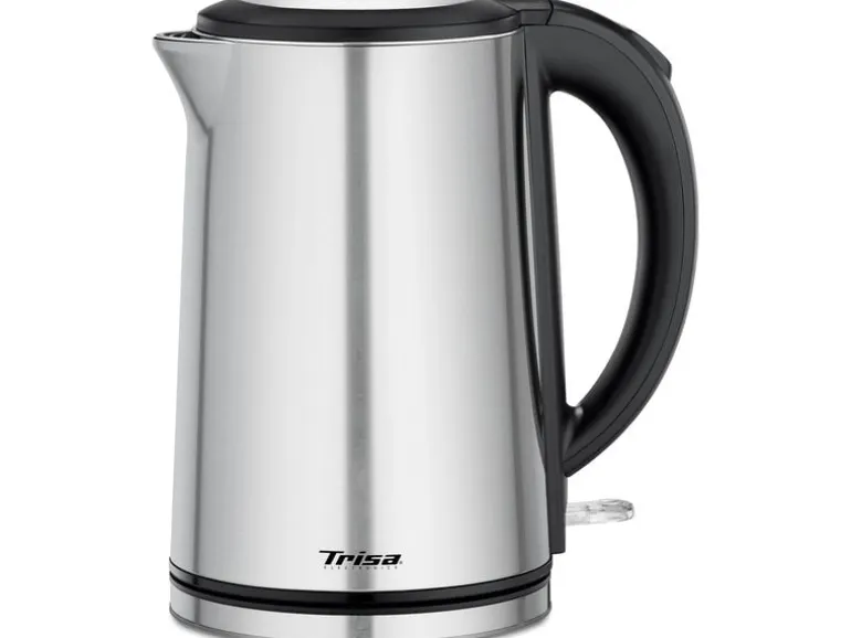 Trisa Wasserkocher Comfort Touch 1.5 l, Schwarz/Silber