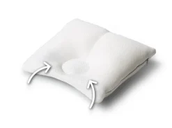 Träumeland Baby-Kopfkissen Carefor Midi Weiss 23 x 26 x 7 cm
