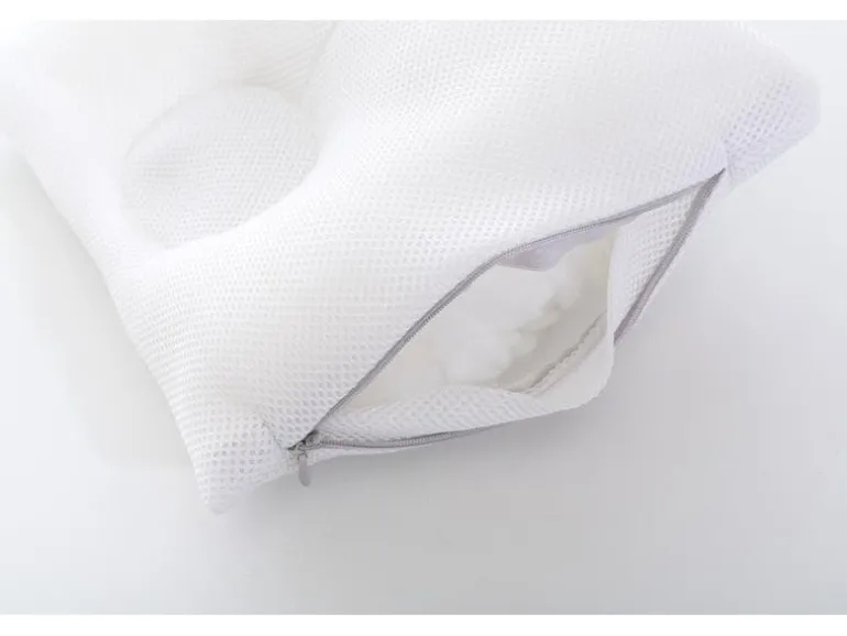 Träumeland Baby-Kopfkissen Carefor Midi Weiss 23 x 26 x 7 cm