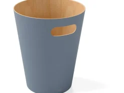 Umbra Papierkorb Woodrow 7.5 l, Blau