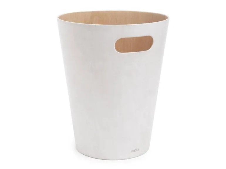 Umbra Papierkorb Woodrow 7.5 l, Weiss