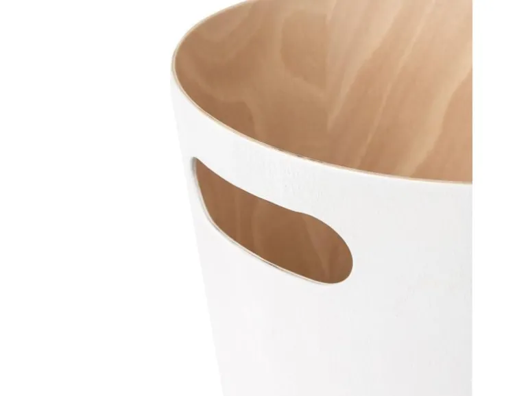 Umbra Papierkorb Woodrow 7.5 l, Weiss