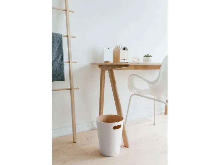Umbra Papierkorb Woodrow 7.5 l, Weiss