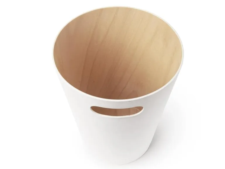 Umbra Papierkorb Woodrow 7.5 l, Weiss