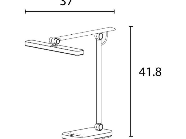 UNiLUX Schreibtischleuchte Pureline 1357 lm, Weiss