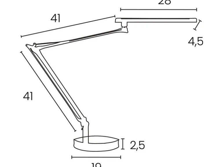 UNiLUX Schreibtischleuchte Mambo 665 lm, Schwarz
