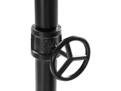 VASAGLE Garderobenständer auf Rollen 162 cm, Schwarz/Braun