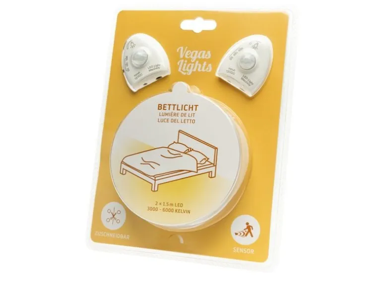Vegas Lights LED-Streifen Bettbeleuchtung, 2er Set