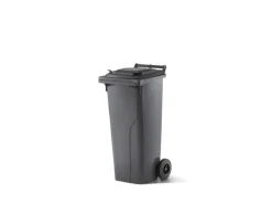 Verwo Kunststoffcontainer mit Deckel 140 l, Anthrazit