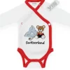 Very Important Baby Body Bär + Matterhorn + Switzerland Weiss/Rot