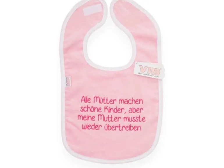 Very Important Baby Lätzchen Alle Mütter machen schöne Kinder Rosa