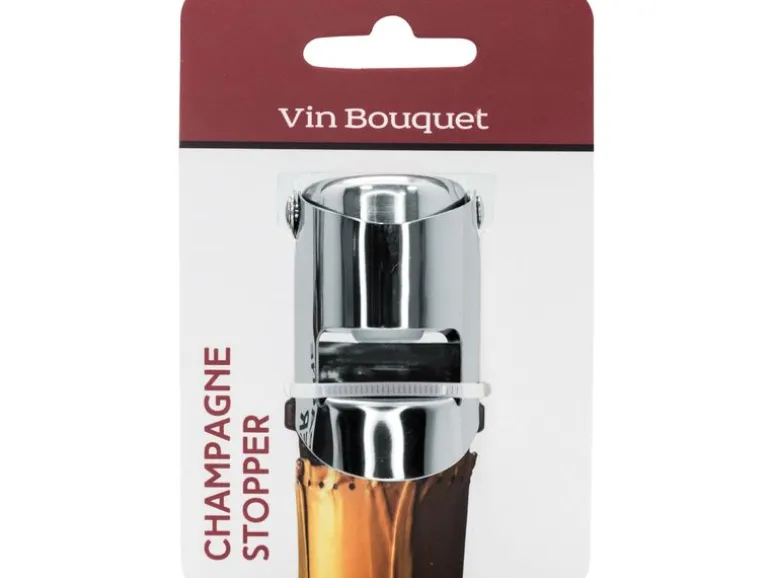 Vin Bouquet Sekt- und Champagnerverschluss 3.5 x 6.5 cm, Silber