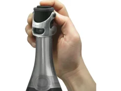Vin Bouquet Sekt- und Champagnerverschluss Silber/Schwarz