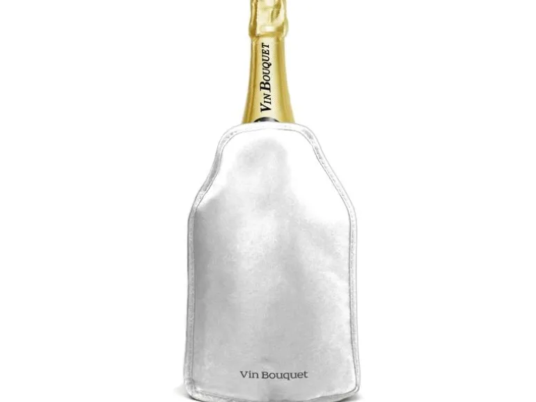 Vin Bouquet Vin Bouquet Flaschenkühler Anti-Slip Silber