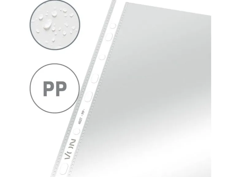 VON Prospekthülle Transparent, 100 Stück