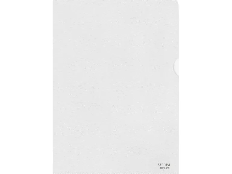 VON Sichthülle A4, genarbt, 10 Stück, Transparent
