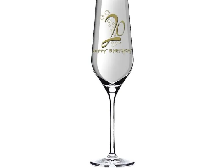 Wate Sektglas Happy Birthday "20" 250 ml