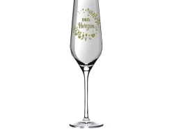 Wate Sektglas von Herzen