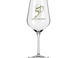 Wate Weinglas Happy Birthday "50"