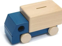 Weizenkorn Spardose Lastwagen, Blau