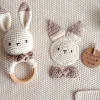 Welcomebabybox Geschenkset Nio – Decke & Rasselhase