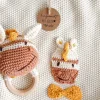 Welcomebabybox Geschenkset Nao – Decke & Rasselzebra