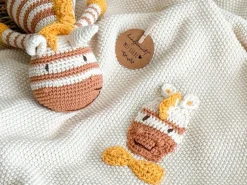 Welcomebabybox Geschenkset Enno – Decke & Zebra