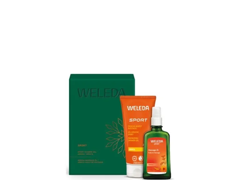 WELEDA Sport Winter Showergel und Massage-Öl