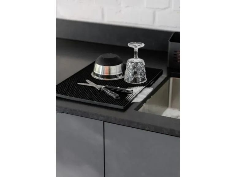 Wenko Abtropfmatte Maxi Schwarz/Keine Angabe