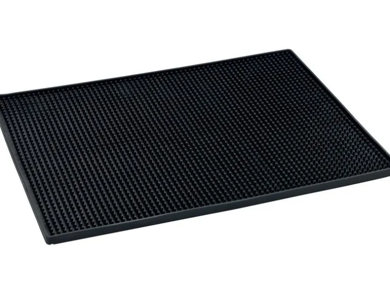 Wenko Abtropfmatte Maxi 40 x 30 cm, Schwarz