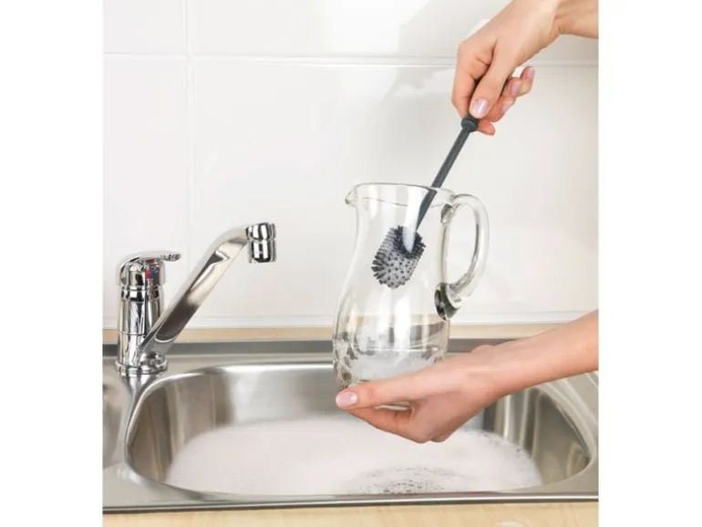 Wenko Spülbürste Silikon 25 cm Grau