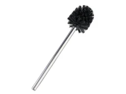 Wenko WC Bürste Glänzend Ø 8 x 35 cm Schwarz/Silber