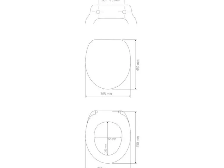 Wenko WC-Sitz Yak Easy Close, Thermoplast, bis 350 kg
