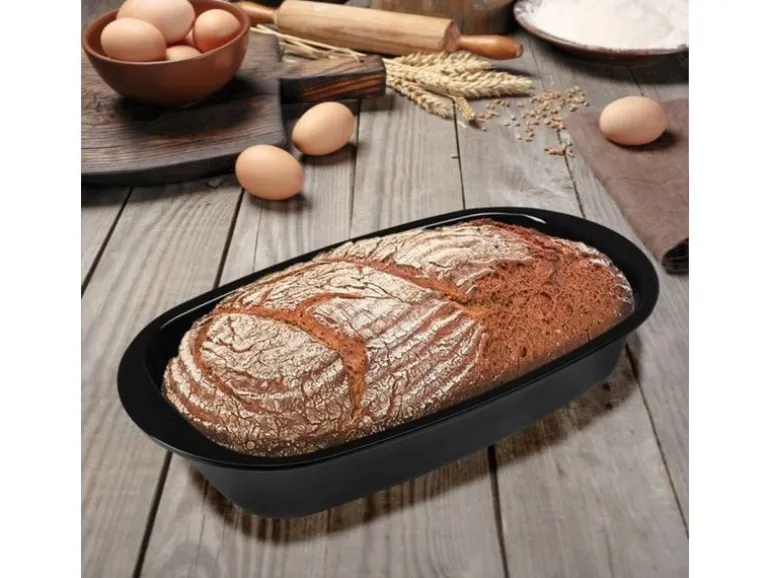Westmark Brotbackform Emaille, L 32 cm