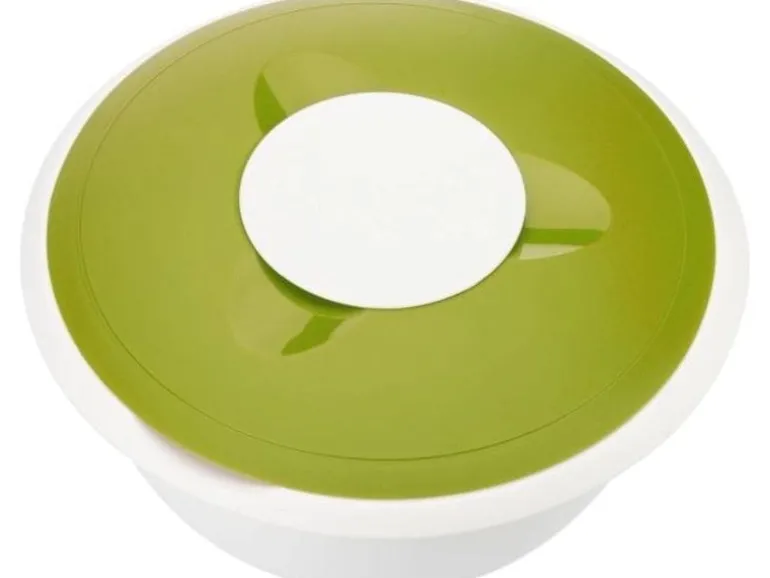 Westmark Rührschüssel mit Spritzschutz, apfelgrün, 3 l