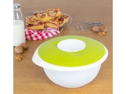 Westmark Rührschüssel mit Spritzschutz, apfelgrün, 3 l